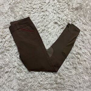 Women’s Size 24L Brown Smartpak Piper Knee Patch Horseback Riding Breeches